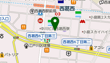 アコレ 西葛西店の地図画像