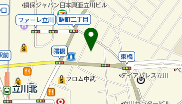 ポニークリーニングドン・キホーテ立川店の地図画像