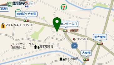 日建学院聖蹟桜ヶ丘校の地図画像