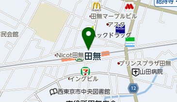 おむすび権米衛エミオ田無店の地図画像