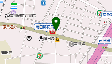 訪問マッサージまごころベルサービス蒲田営業所の地図画像