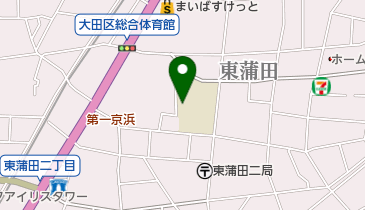 東蒲放課後ひろばの地図画像