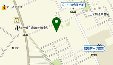建デポ立川店の地図画像