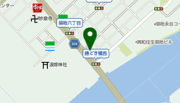 はんこ屋さん21築地店の地図画像