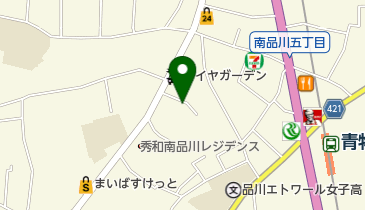 品川区役所 シルバーセンター 南品川の地図画像