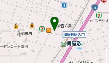 グッドリフレ梅屋敷店の地図画像