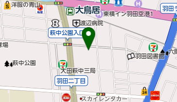 ペットホテルエアライン羽田の地図画像