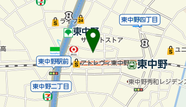 Sachiyoバレエクラスの地図画像