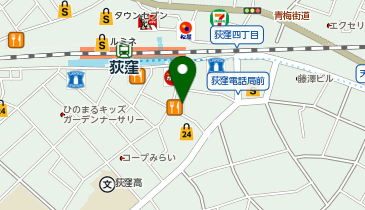東京肘圧整体院の地図画像