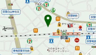 B-PUMP荻窪店の地図画像