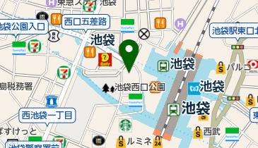 よつば薬局池袋西口店の地図画像