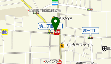 テニスステーション武蔵野の地図画像