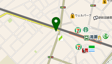 関川果実店の地図画像