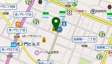 虎ノ門大坂屋砂場の地図画像