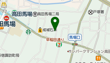 宅配クック123新宿店の地図画像