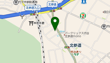 東京書芸学園の地図画像