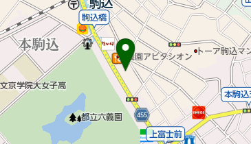 ジェイズダンスアカデミー駒込校の地図画像