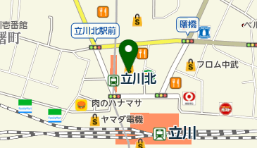 CHARMY伊勢丹立川店の地図画像