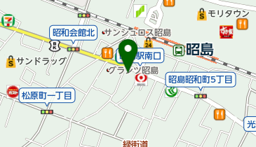 マロン薬局昭島店の地図画像