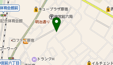ハレ原宿の地図画像