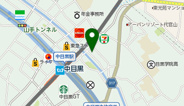 リボンカイロプラクティック代官山の地図画像