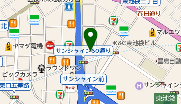 富国生命保険相互会社池袋支社の地図画像