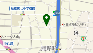 あず動物病院の地図画像