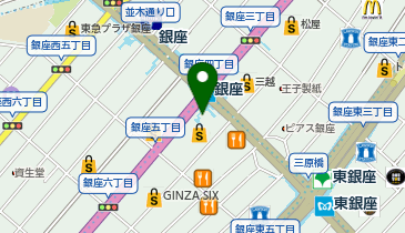 スパセイロン銀座店の地図画像