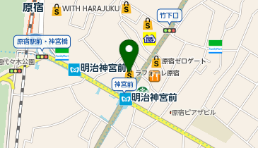 アミジェダラフォーレ原宿店の地図画像