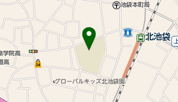 豊島区子どもスキップ 池袋本町の地図画像