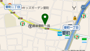 丼丸要町店の地図画像