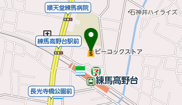 チョキペタ練馬高野台店の地図画像