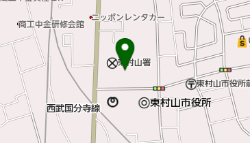 東村山就職情報室の地図画像