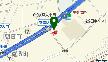 株式会社東日本宇佐美神奈川販売支店 鶴見産業道路の地図画像
