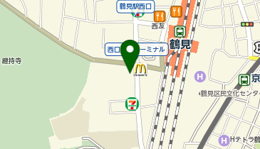 鶴見画廊の地図画像