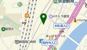鶴見珠算講習所の地図画像
