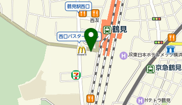 イーオン鶴見校の地図画像