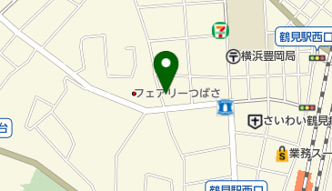 日本キリスト教会鶴見教会の地図画像