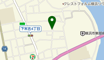 志村クリーニング店の地図画像
