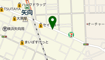 シロヤクリーニングの地図画像