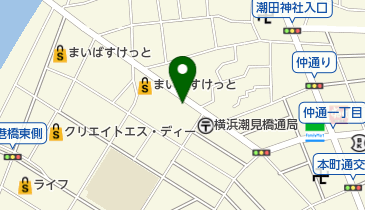 丸一靴店の地図画像