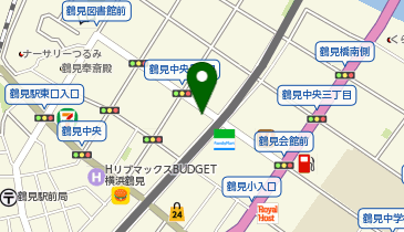 鶴見遊技場組合の地図画像