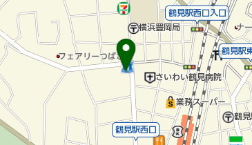 かめや化粧品店の地図画像