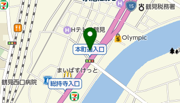 株式会社まるやま鶴見店の地図画像