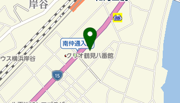 相模屋岸酒店の地図画像