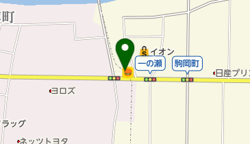 オートギャラリーヒロの地図画像