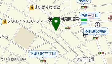 本町質店の地図画像