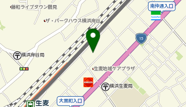 ふれあいの家の地図画像