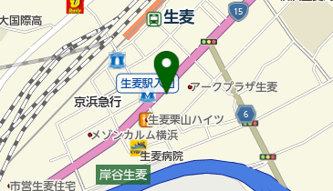 読売新聞 生麦センターの地図画像