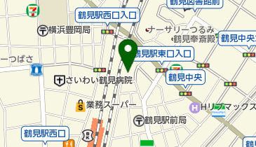 鶴見神社の地図画像